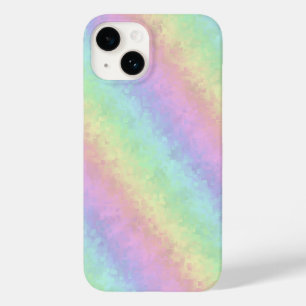 Blokken in pasteelkleuren 3D-regenboogkunst Case-Mate iPhone 14 Hoesje