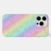 Blokken in pasteelkleuren 3D-regenboogkunst iPhone Hoesje (Achterkant horizontaal)