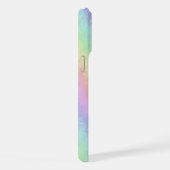 Blokken in pasteelkleuren 3D-regenboogkunst iPhone Hoesje (Rechterkant)