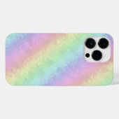 Blokken in pasteelkleuren 3D-regenboogkunst iPhone Hoesje (Achterkant horizontaal)