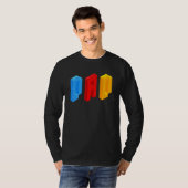 Blokken Master Dad Brick Builder Cool Builder Papa T-shirt (Voorkant volledig)