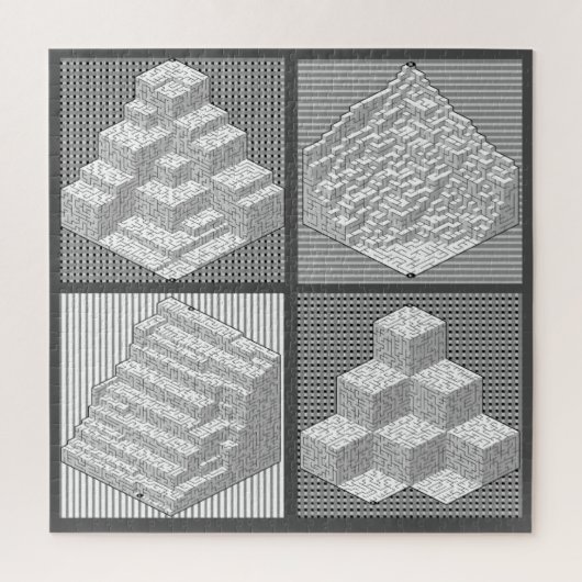 Blokken Maze Puzzle Legpuzzel (Verticaal)