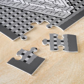 Blokken Maze Puzzle Legpuzzel (Zijkant)