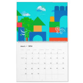 Blokken van het jaar kalender (Mar 2026)