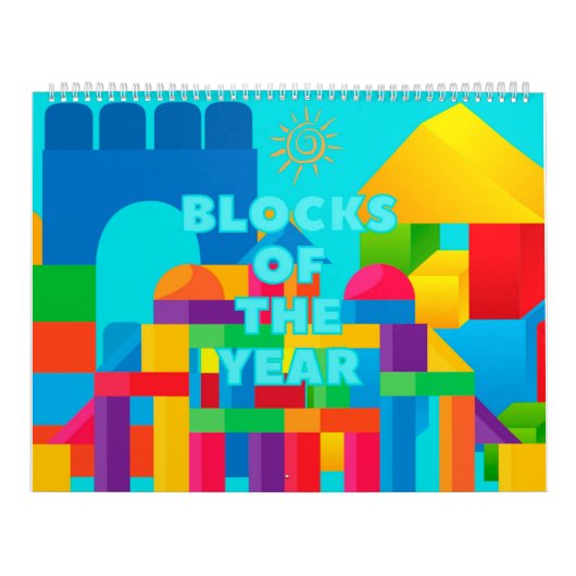 Blokken van het jaar kalender (Hoes)