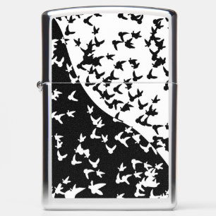 Blokken van vogels, dag en nacht