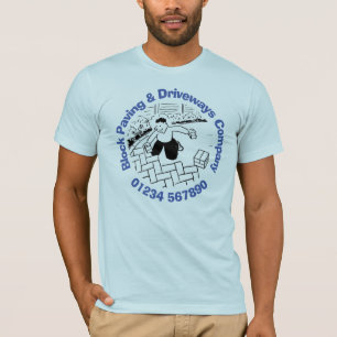 Blokkeren en wegen. t-shirt