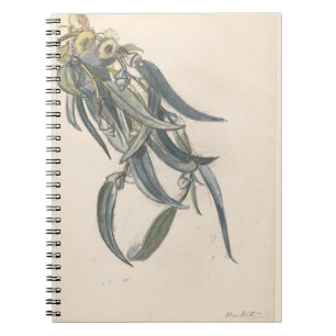 Blokkeren van een eucalyptus notitieboek