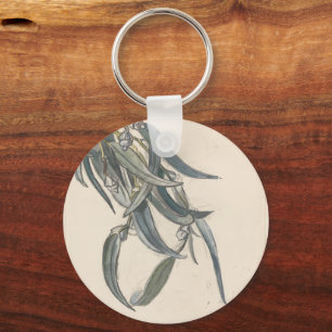 Blokkeren van een eucalyptus sleutelhanger