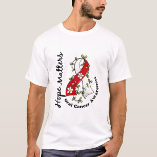 Blokkering 4 Hoop doet ertoe aan kanker in de mond T-shirt