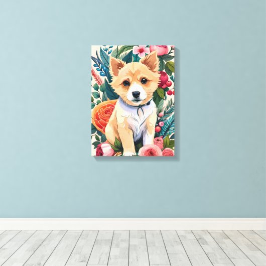 Blokkering Canvas Afdruk (Insitu (Houten vloer))