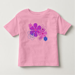 Blokkering Hawaiian Retro Floral Kinder Shirts