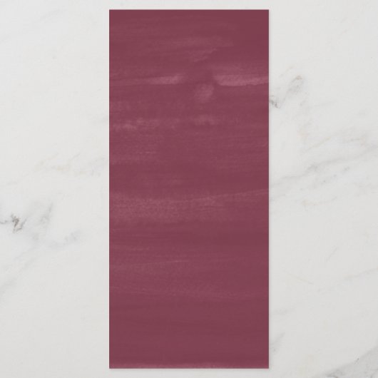 Blokkering | Kaart Maroon-menu (Achterkant)