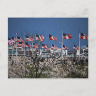 Blokkering van de vlaggen om kapitaalredenen briefkaart