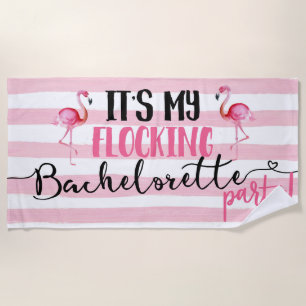 Blokkering Vlamingoranje Bachelorette Handdoek