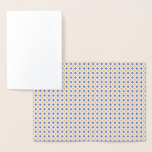 Blokkerpatroon Folie Kaarten