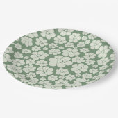 Blokkerpatroon - groen papieren bordje (Gekanteld)