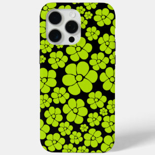 Blokkerpatroon - kalkgroen iPhone 15 pro max hoesje