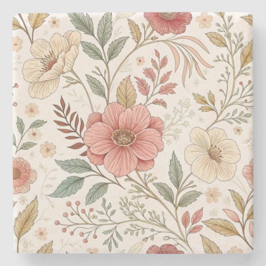 Blokkerpatroon Stenen Onderzetter (Voorkant)