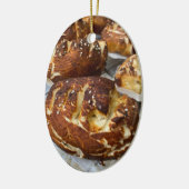 Blokkige leeslaven keramisch ornament (Links)