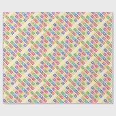 Blokletters Cadeaupapier (Vlak)
