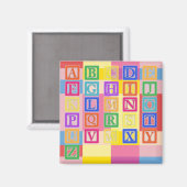 Blokletters Magneet (Voorkant / Achterkant)
