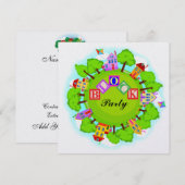 Blokpartij - Buurtevenement - SRF Kaart (Voorkant / Achterkant)