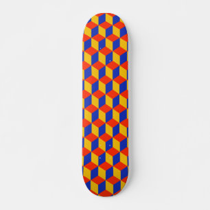 Blokpatroon 01 - Retro Skateboard