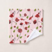 blokpatroon bad handdoek (Wasdoekje)