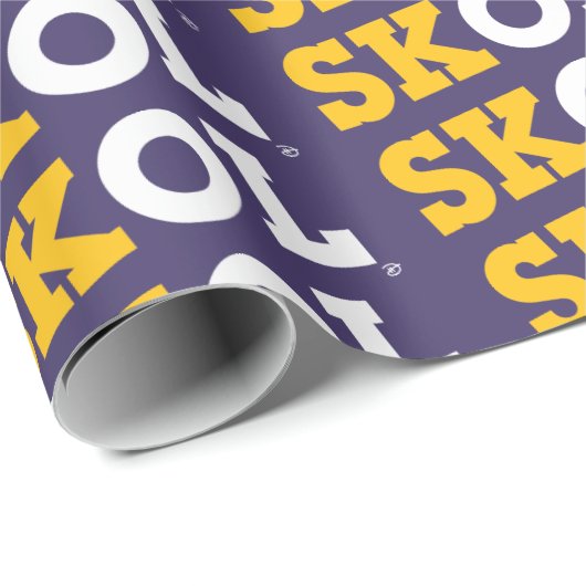 Blokscript "SKOL" — Verpakkingspapier Cadeaupapier (Rol Hoek)
