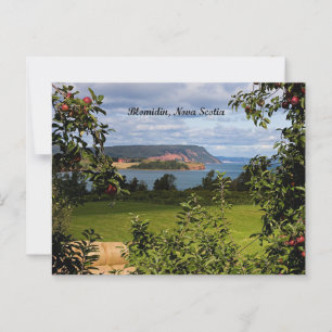 Blomidin, Nova Scotia Briefkaart