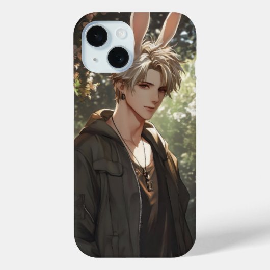 Blond Anime Bunny Boy Case-Mate iPhone Case (Achterkant)