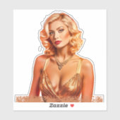 Blond Babe Sticker (Vel)