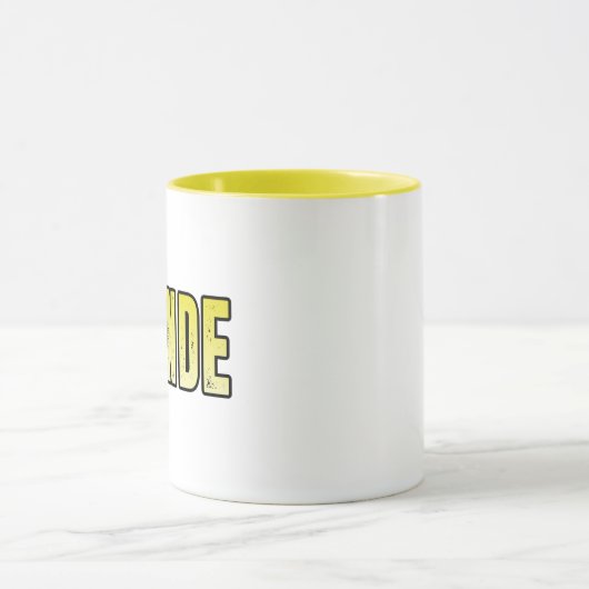 Blond, blond minnaar mok (Midden)