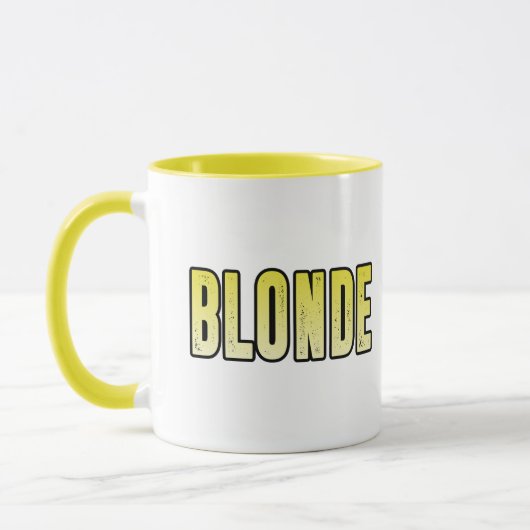 Blond, blonde minnaar mok (Links)