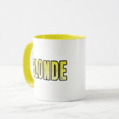 Blond, blonde minnaar mok (Voorkant links)