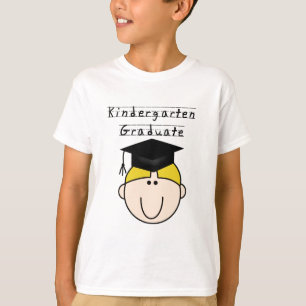 Blond Boy Kindergarten Afstuderen T-shirts