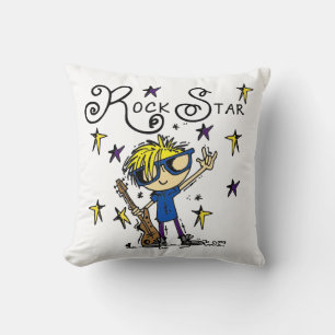 Blond Boy Rock Star Kussen