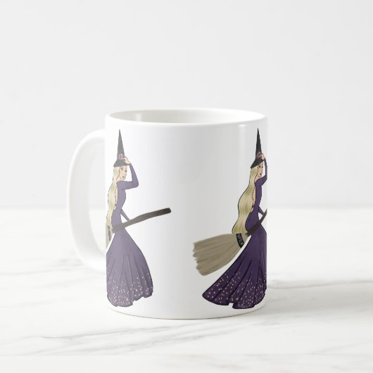 Blond Chic Witch Mok (Voorkant links)