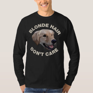 Blond haar Maakt Golden Lab Circle niet uit T-shirt