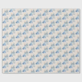 Blond Haar Prinses en Kasteel Cadeaupapier (Vlak)