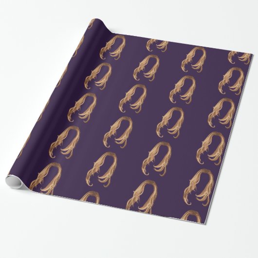 Blond Hair Cadeaupapier (Uitgerold)