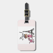 Blond Hair Diva Bagagelabel (Voorkant verticaal)