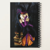 Blond Heks Pompoen Paarse Planner (Achterkant)