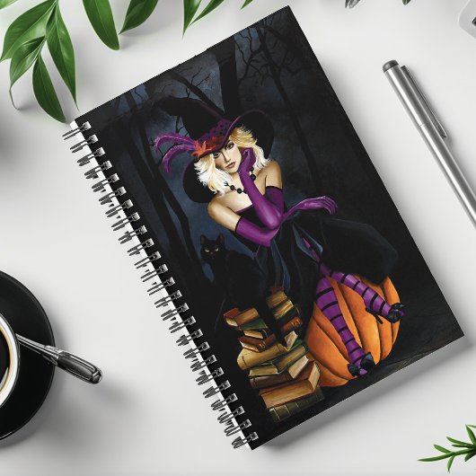 Blond Heks Pompoen Paarse Planner