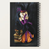 Blond Heks Pompoen Paarse Planner (Achterkant)