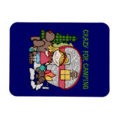 Blond meisje gek voor campagne magneet (Horizontaal)