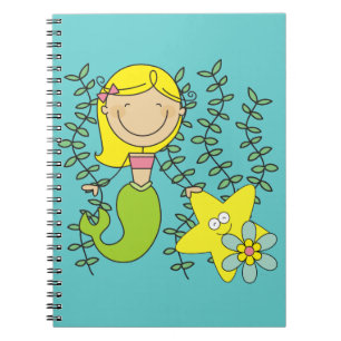 Blond Mermaid Notitieboek