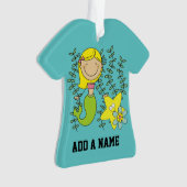 Blond Mermaid Ornament (voorkant)