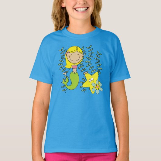 Blond Mermaid T-shirt (Voorkant)